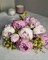 Vintage Artificial Peony Bouquet Silk Peony Flowers Fake Ponies for Wedding Bridal Home Décor Floral Centerpiece Arrangement Wedding Bouquet